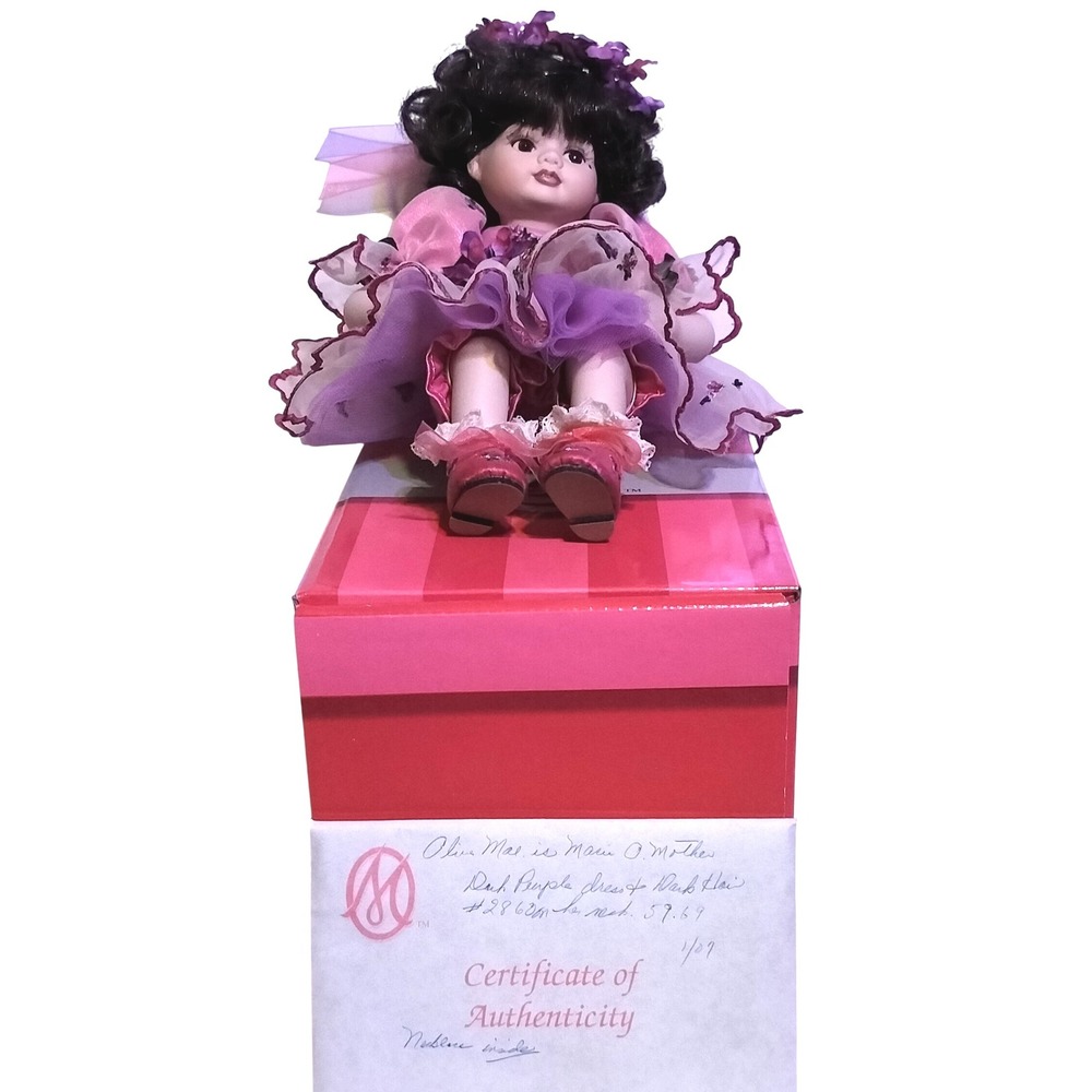 VTG 2006 Marie Osmond Olive May Loving Tribute Tiny Tot Doll w Box & COA, C1368